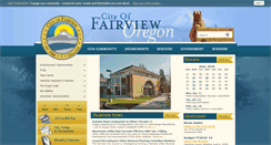 Desktop Screenshot of fairview.or.us